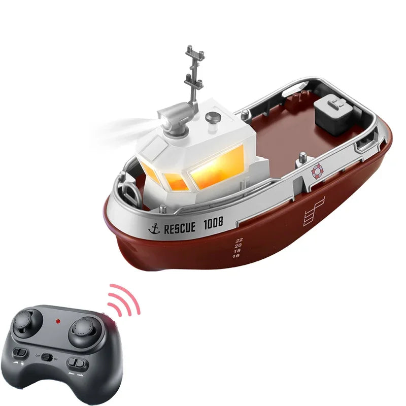 Brehn | Mini Rettung Dual-Motor Elektro Spielschiff