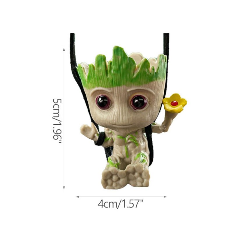Brehn | Cartoon Groot Miniaturfigur: Verspielte Bürodekoration