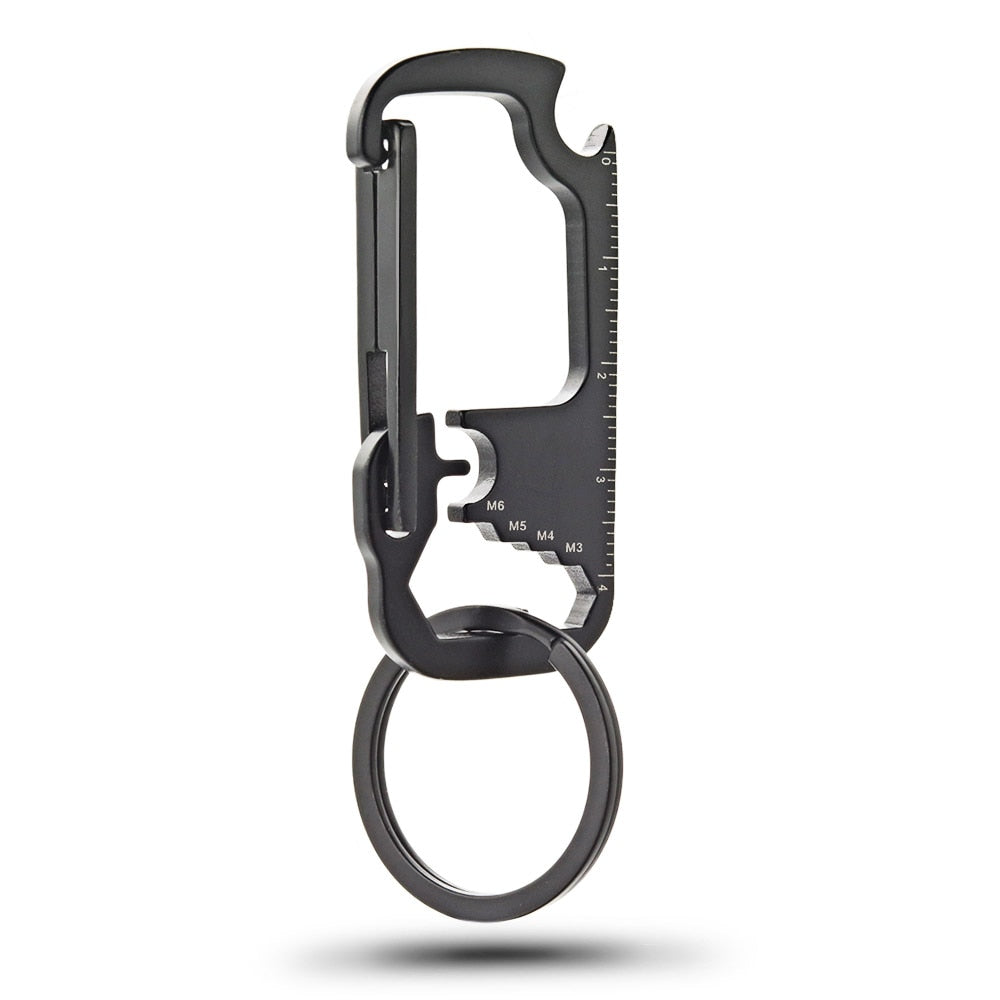 Brehn | Edelstahl EDC Multi Tool Flaschenöffner Schlüsselanhänger