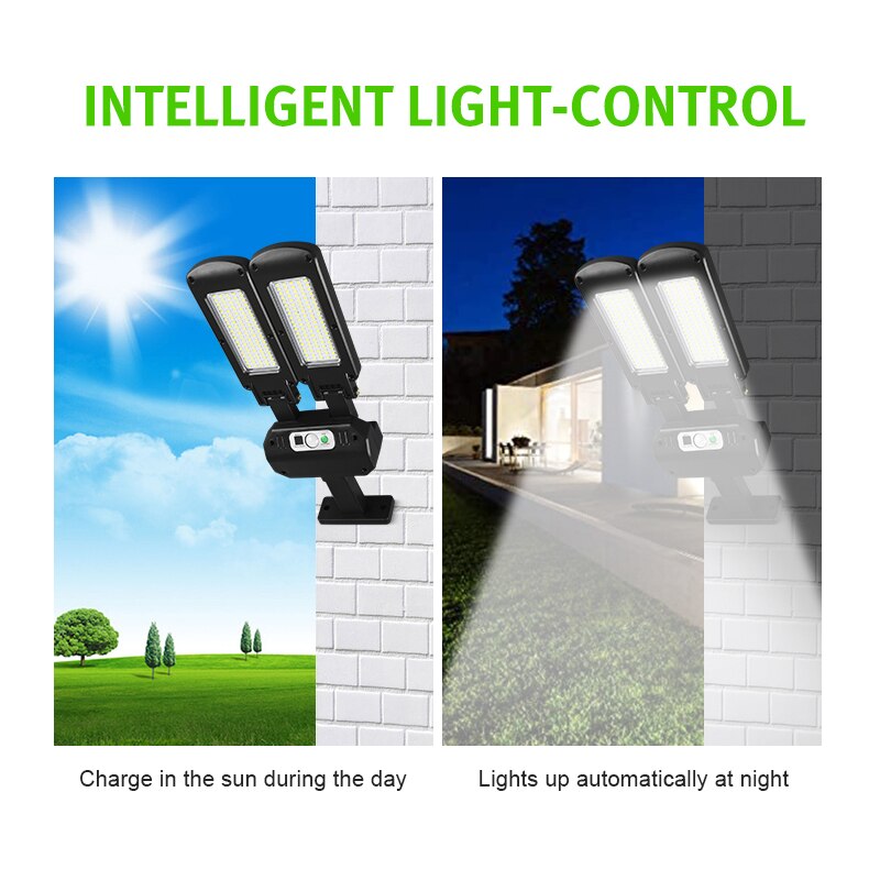 Brehn | Solarbetriebene intelligente wasserdichte Bewegungsmelderlampe