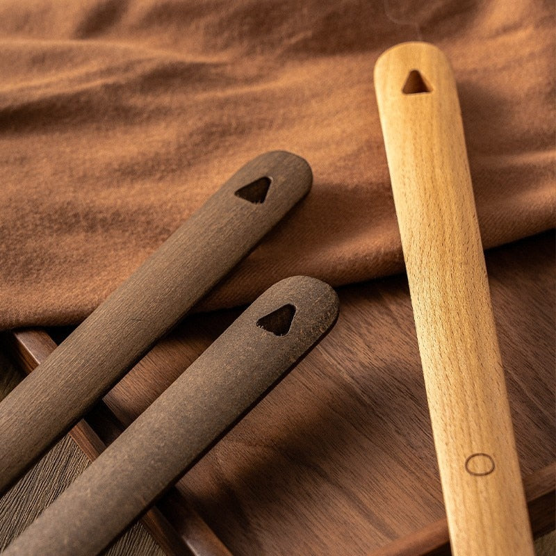 Brehn | Holz langer Griff magnetischer Schuhlöffel
