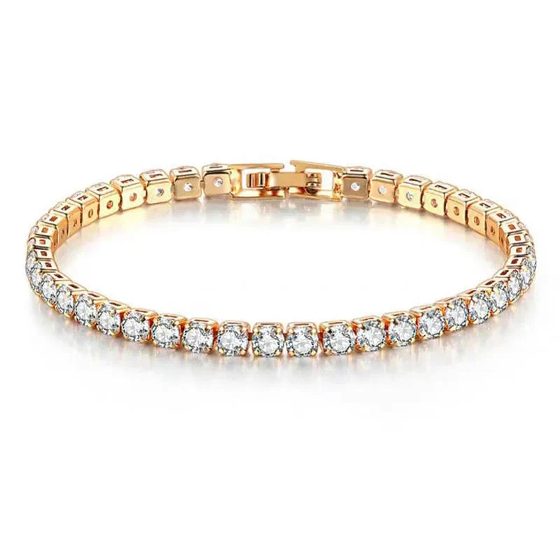 Brehn | Tennis-Armband – Glänzen Sie mit Attitüde: Eleganz aus Sterlingsilber und Hip-Hop-Flair!