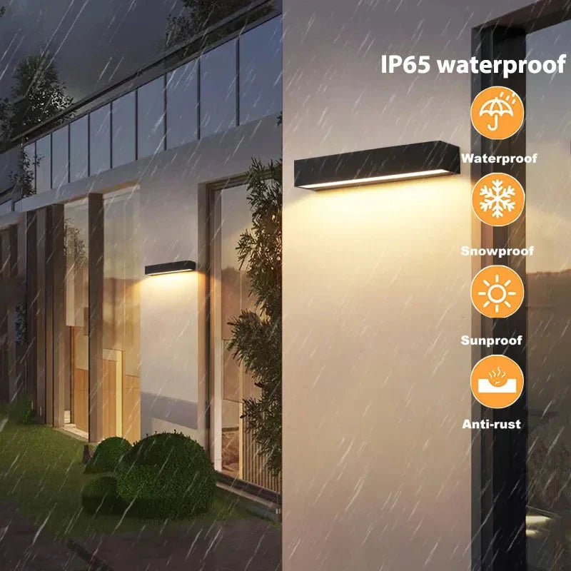 Brehn | Solar Wandleuchte Solavella | 16 LEDs | Superhell & Wasserdicht | Für Garten, Balkon & Hauswand | Warm- & Kaltweiß