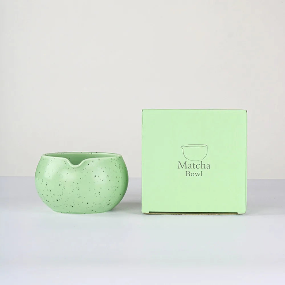 Variant image for Keramische Matcha-Schüssel mit Ausguss – 13,5 x 7,5 cm, Ideal für die Zubereitung von Matcha-Tee im traditionellen Japanischen Stil-5