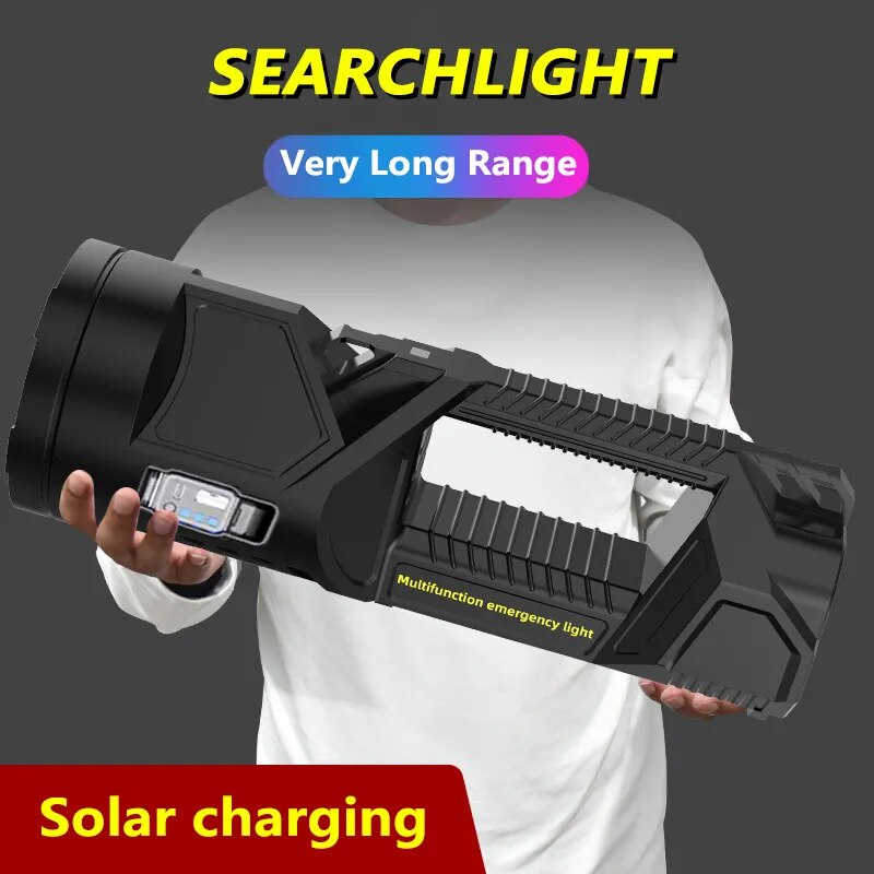 Solar Hochleistungs-Multifunktions-Taschenlampe | Brehn