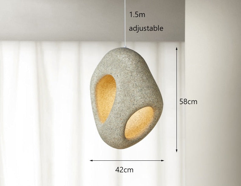 Brehn | Moderne kreative LED-Pendelleuchte Wabi Sabi
