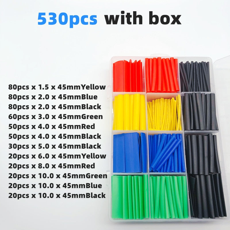 530Pcs Bunte Isolierte DIY CaBrehne Fix Kit