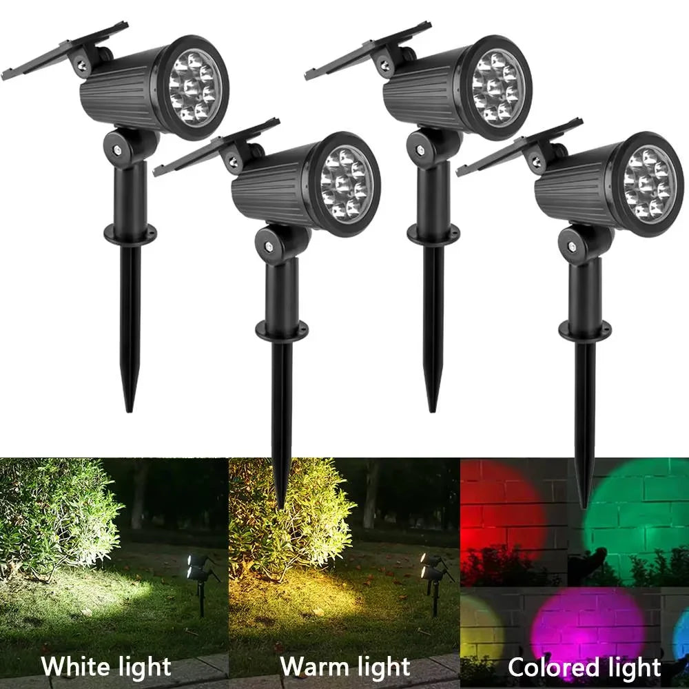Solar LED Gartenstrahler Außen | Brehn