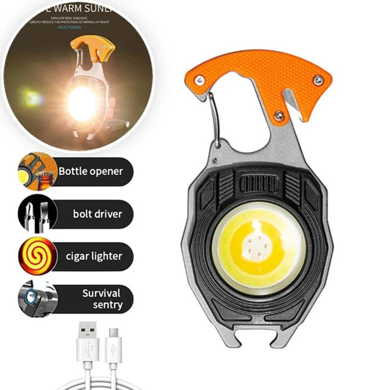 Ultimate COB Multifunktion Wiederaufladbare Eingebaute Lampe Arbeitslicht | Brehn