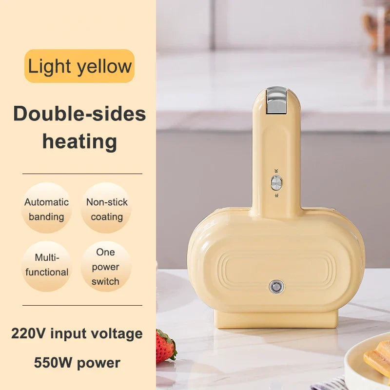 VIvolux | Mini Antihaft-Toastpress-Grillmaschine