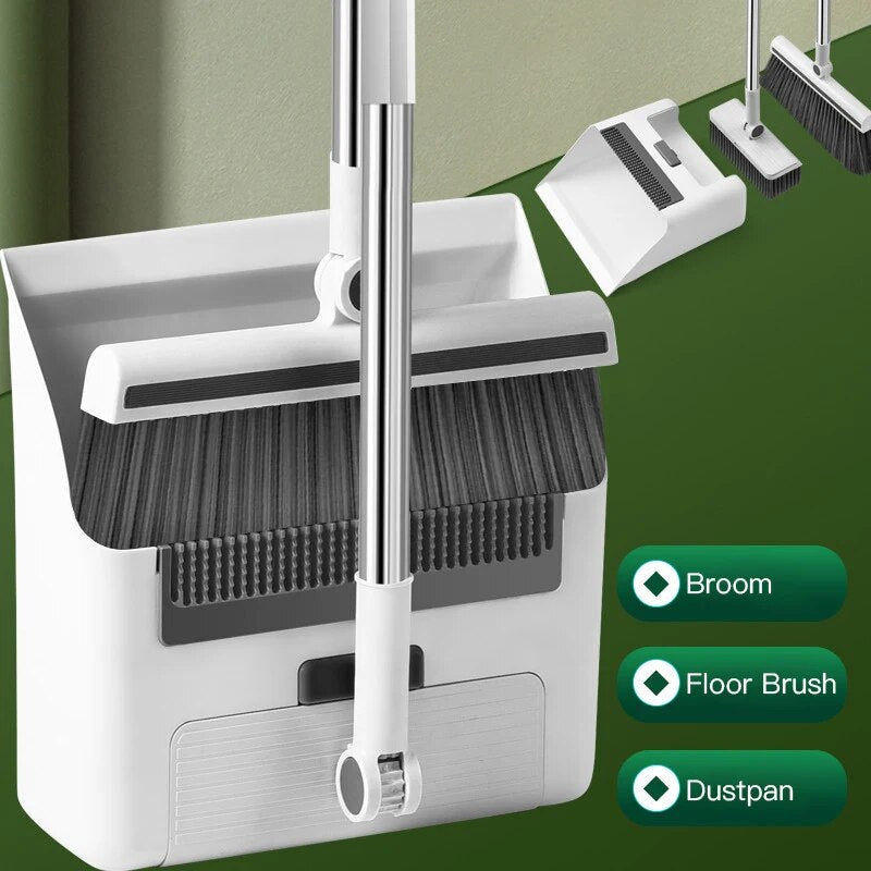 VIvolux | 3in1 Platzsparendes Reinigungsmeister Bürsten Set