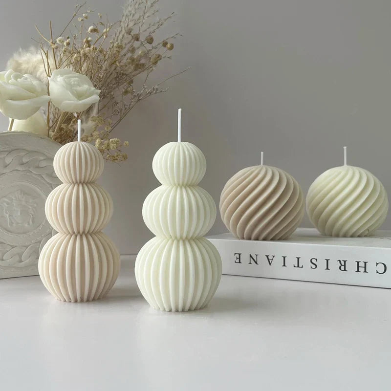 Brehn | Kreative Geometrische Duftkerze Golfball Design Dekoration