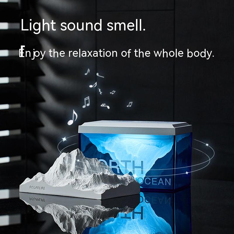 VIvolux | Iceberg Aromatherapie Bluetooth Lautsprecher Nachtlampe