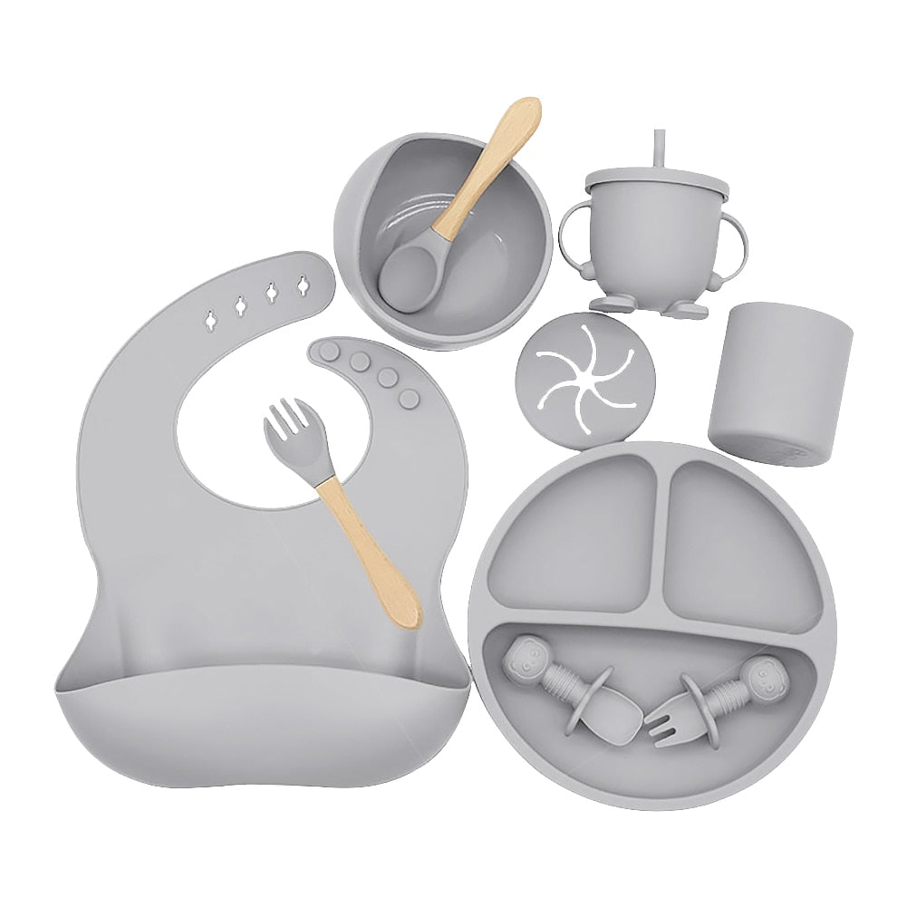 Silicone Baby Feeding Tableware Set | Brehn