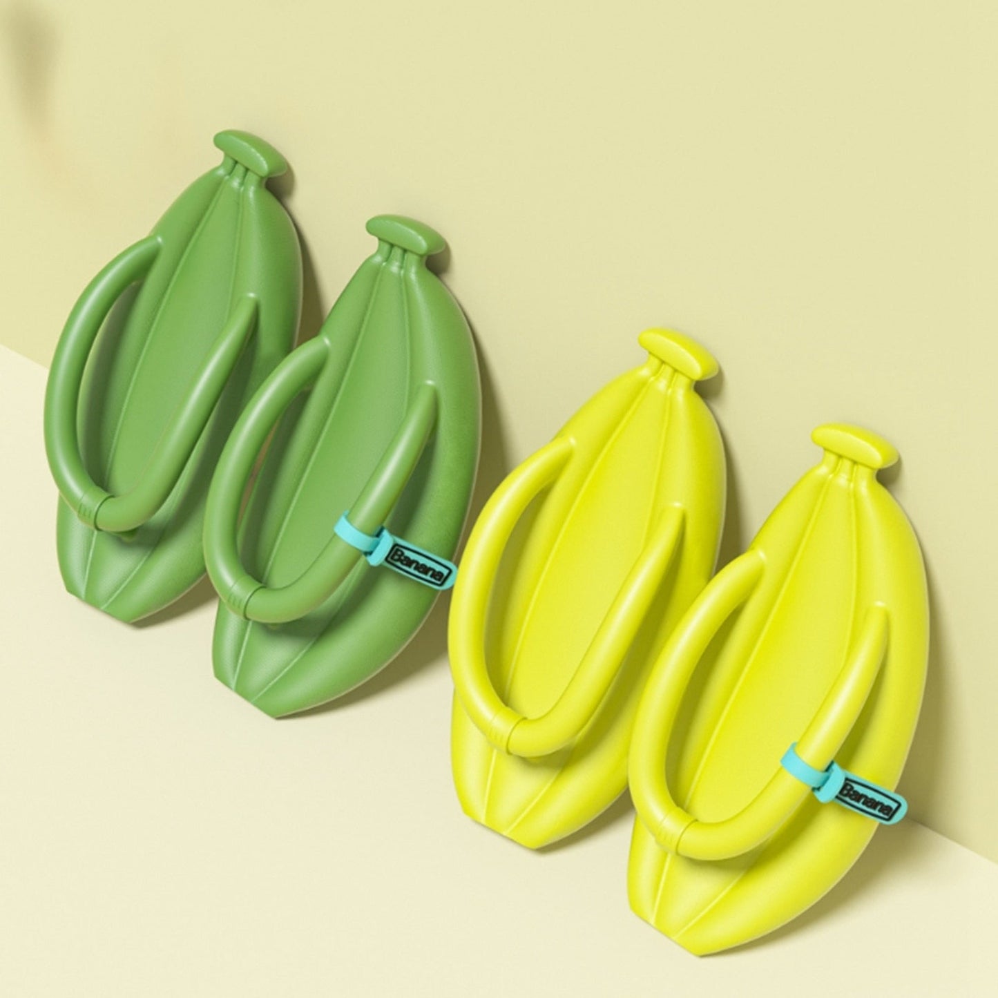 VIvolux | Plüsch-Banane Bequeme EVA Flip-Flops
