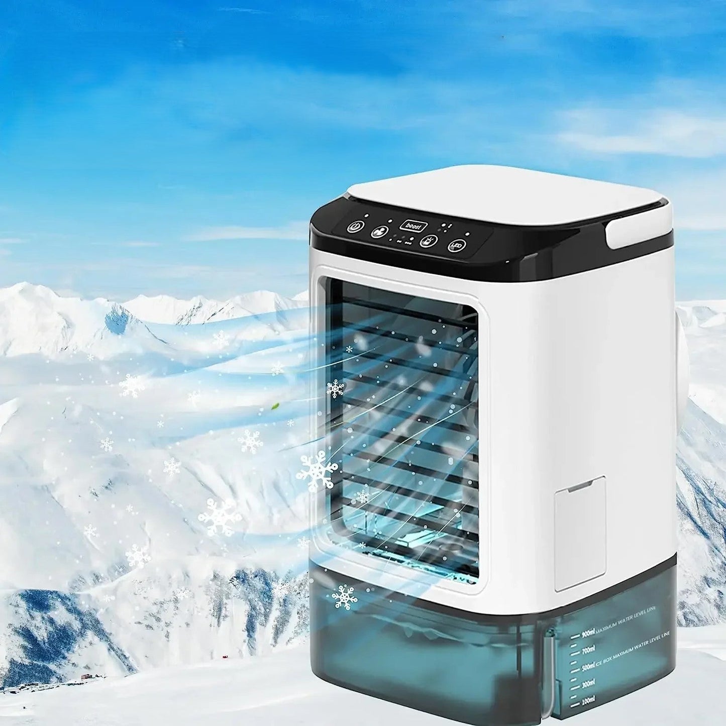 Brehn | Ultraschallzerstäubung Dual Spray Tragbare Klimaanlage