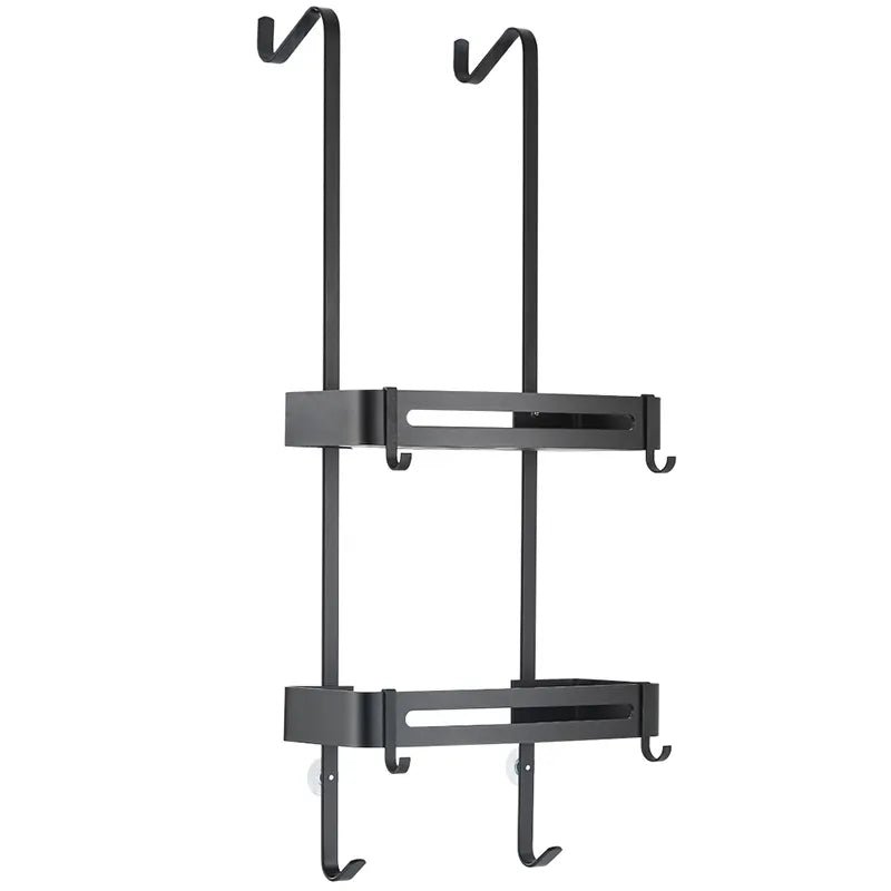 Sleek Duschnagelfreies Dual-Layer-Organizer-Regal