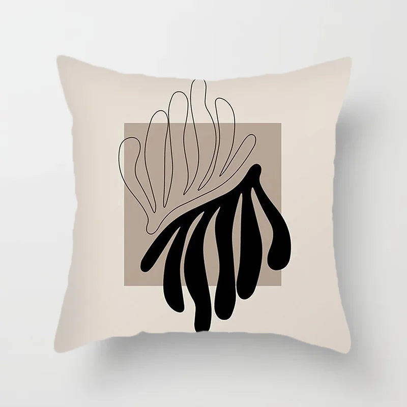 Moderne Kunst Abstraktes Muster Dekokissenbezüge Kreative Linien Sofa Stuhl Kissenhüllen Dekokissen Fall Home Office Dekor | Brehn