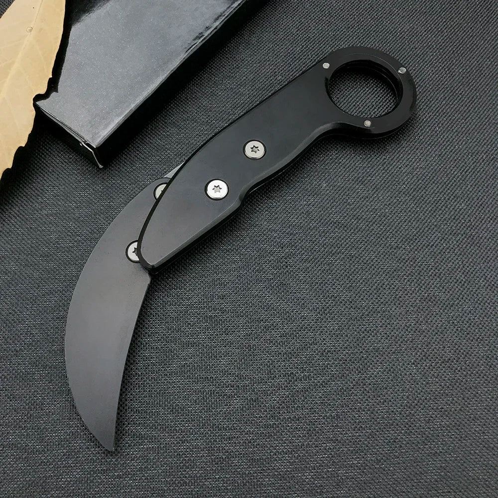 Brehn | Karambit Kompakt Klapp-Taktisches Klaue-Messer