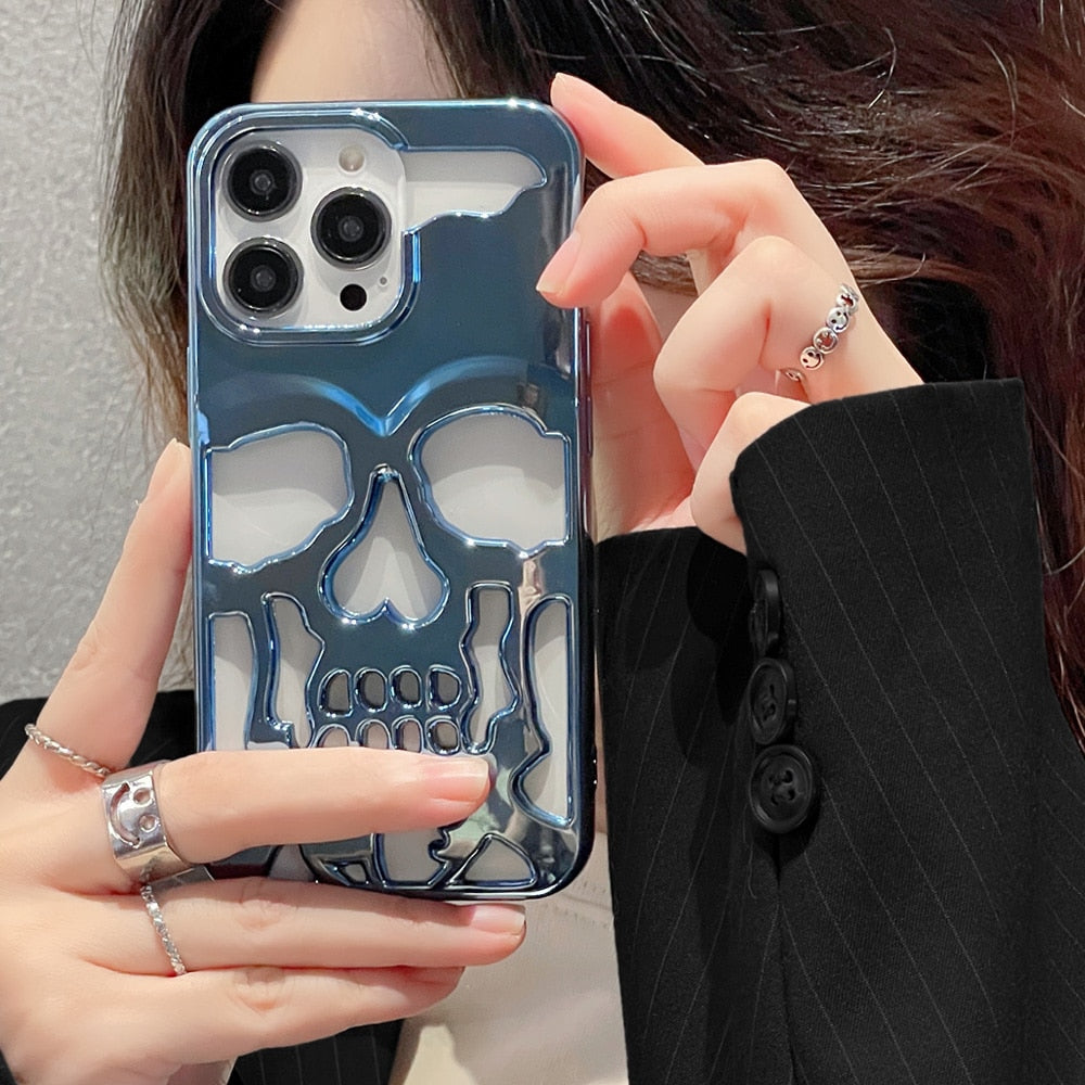 Brehn | Gothic Midnight Skull Handyhülle