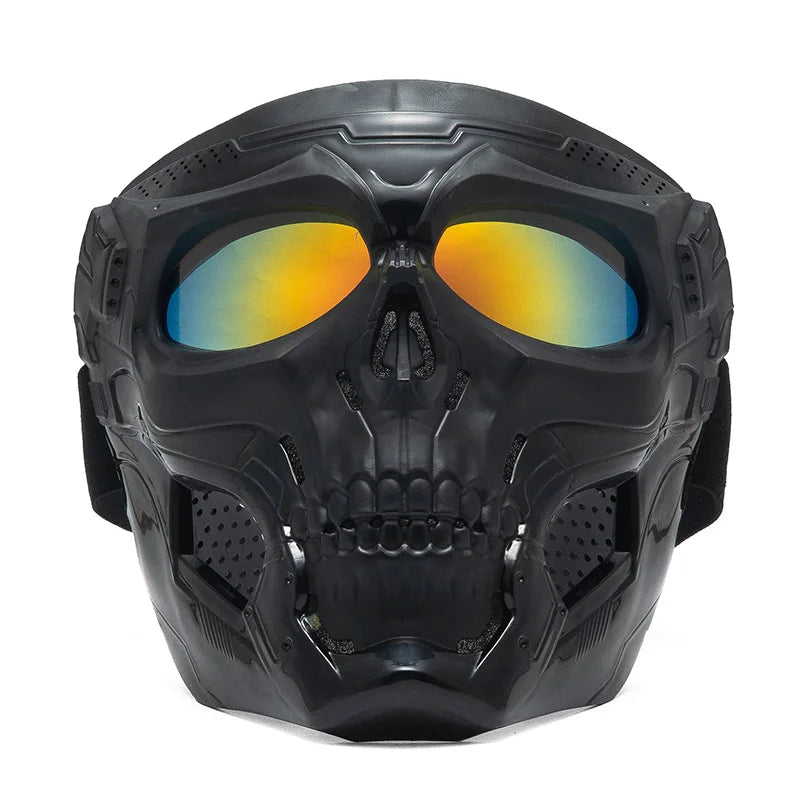 Brehn | Skull Horror Off-Road Motorradmaske