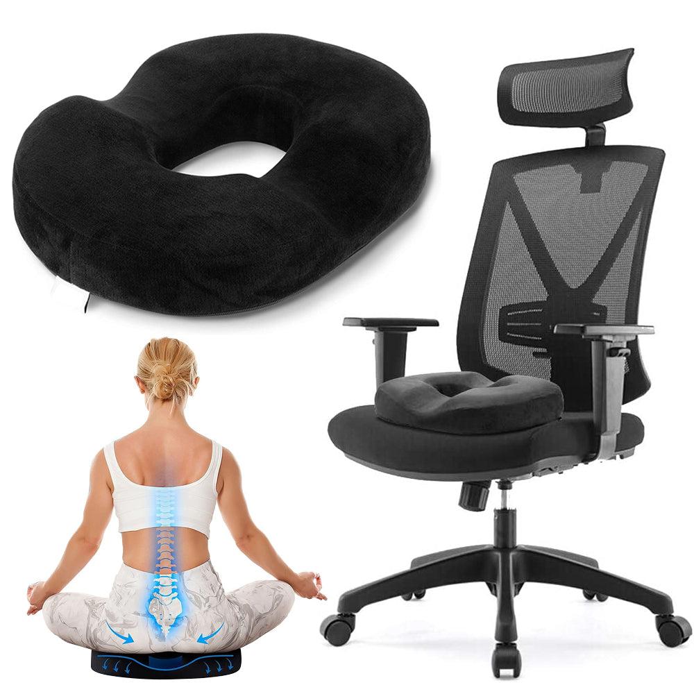 Orthopädisches Donut-Sitzkissen aus Memory-Schaum