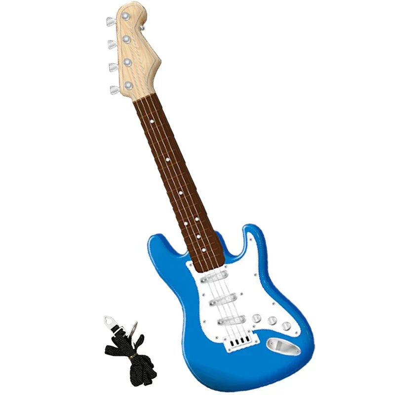 4-Saiten E-Gitarre Spielzeug für Kinder - Tragbares Musikinstrument, Perfektes Geschenk für junge Musiker
