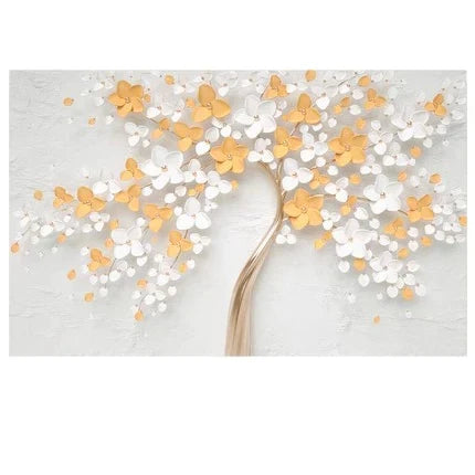 Abstract Floral Big Blossom Petal Tree Wandkunst Feine Kunst Leinwanddrucke Bild Für Wohnzimmer Schlafzimmer Salon Kunst Dekor | Brehn
