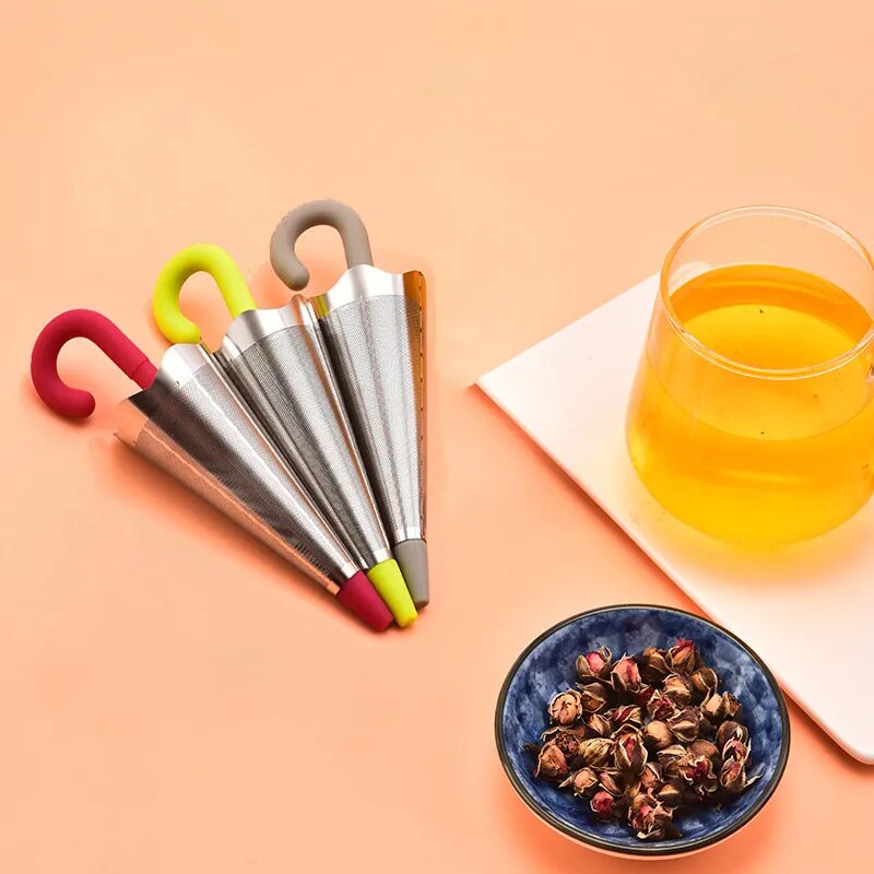 VIvolux | Regenschirm Edelstahl Teeinfusser