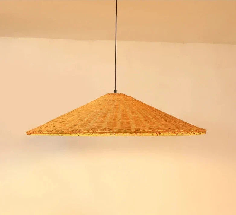 Brehn | Skandinavische LED-Hängelampe aus Bambus