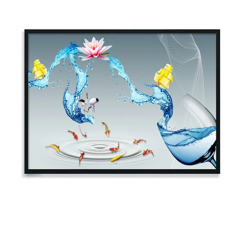 Art View Elegante Leinwand Elektrische Box Abdeckung | Brehn