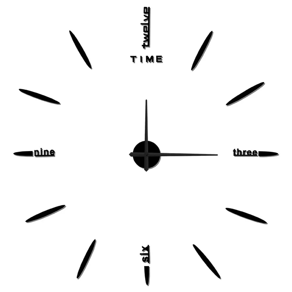 Brehn | Neue große einzigartige Stil Acryl Wanduhr