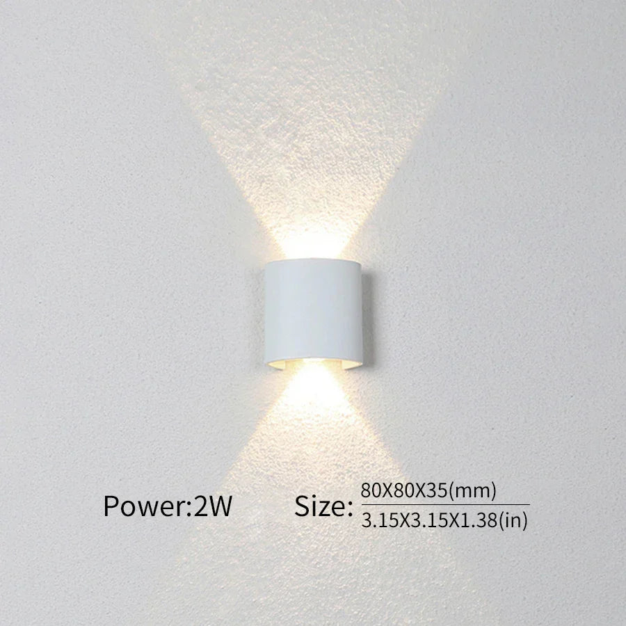 Modern lighting, indoor or outdoor: The versatile LED wall lamp