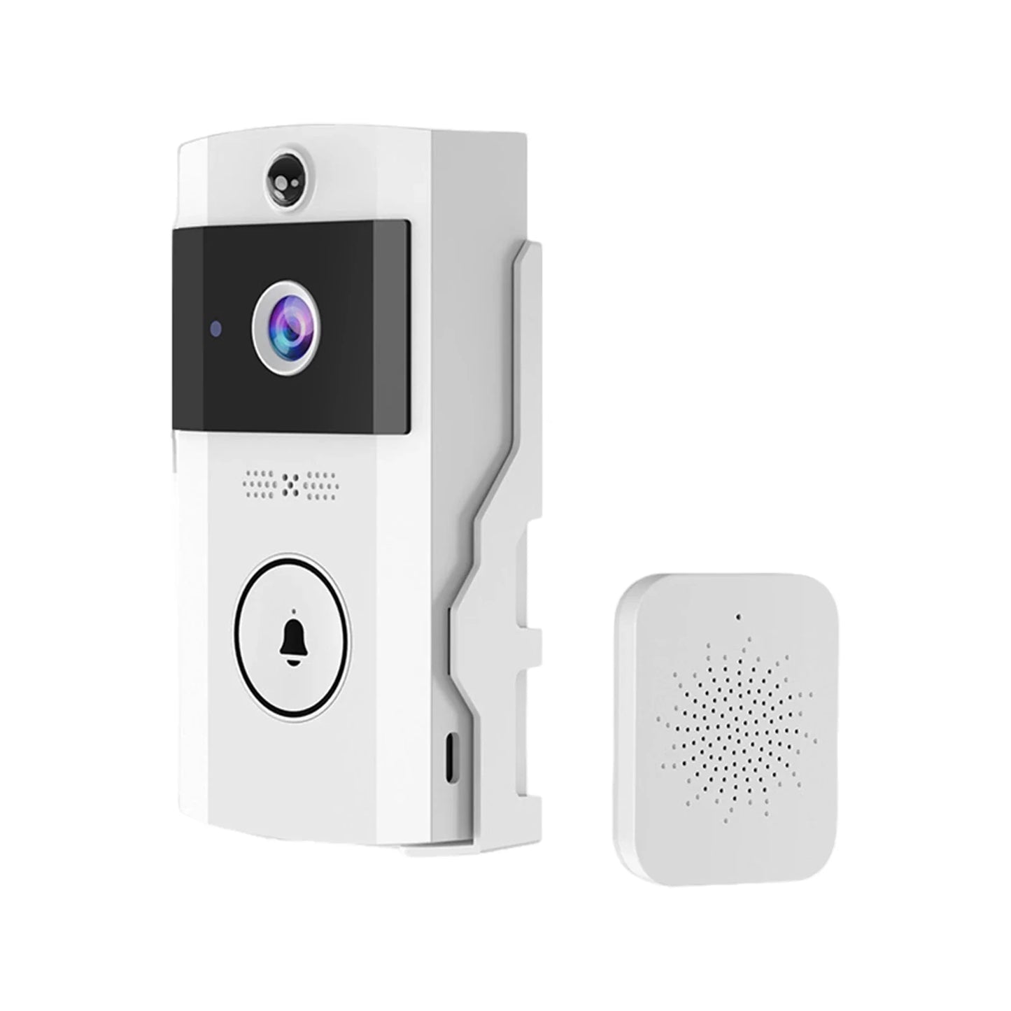 Brehn | SecuraSun DoorCam Kabellose HD-Video-Türklingel mit Solar-Ladung & WLAN | IP65 Wasserdicht