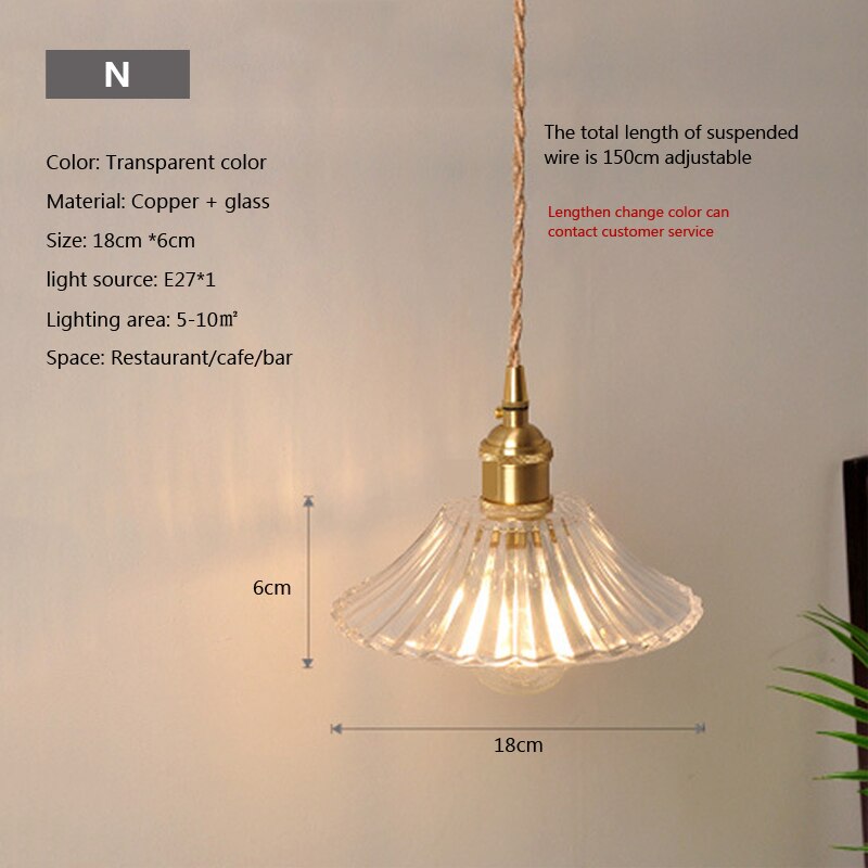 VIvolux | Nordic Brilliance Transparente Glas Pendelleuchte