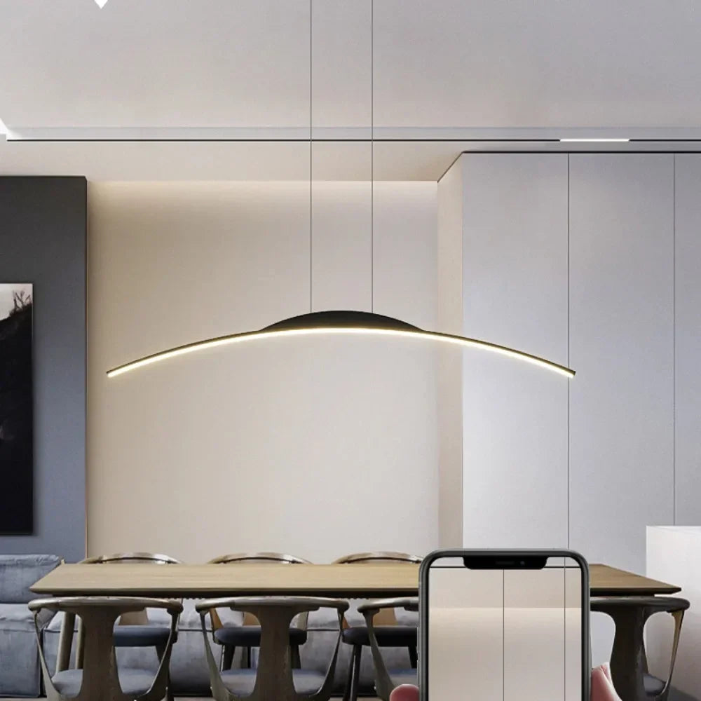 Brehn | Moderne LED-Hängelampe für Esszimmer, Küche und Wohnzimmer