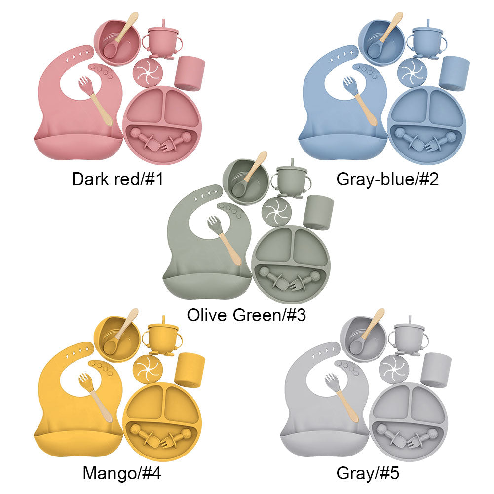 Silicone Baby Feeding Tableware Set | Brehn