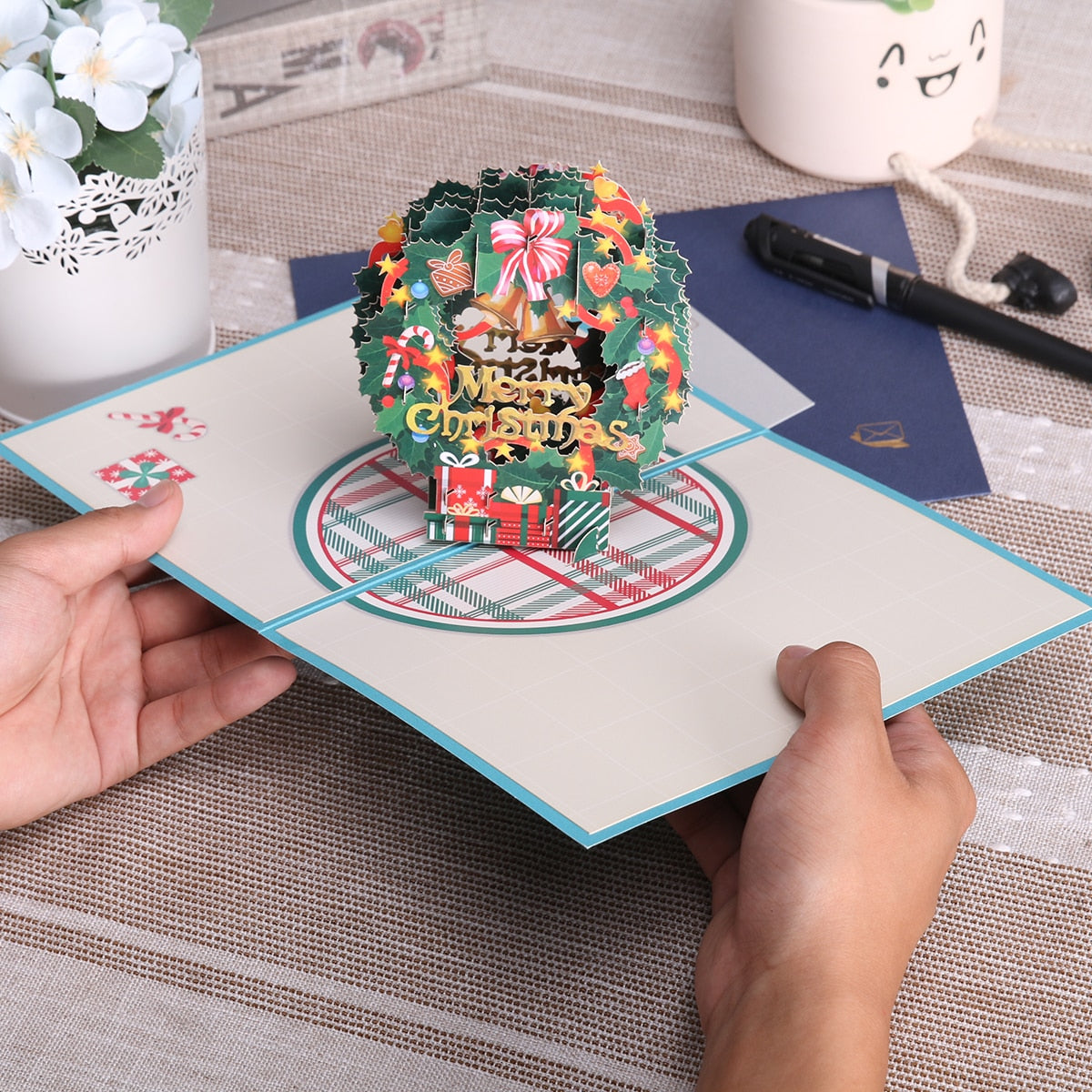 Brehn | 3D Pop-Up Fröhliche Weihnachtsgeschenkkarten