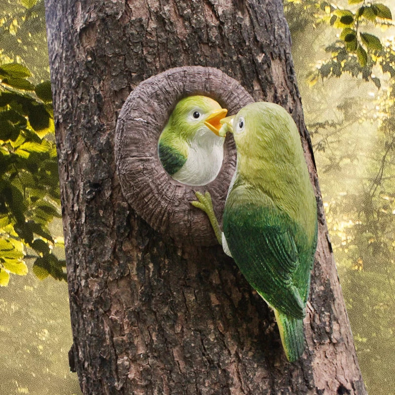 Lovebirds Baum Umarmungs Wanddekoration | Brehn
