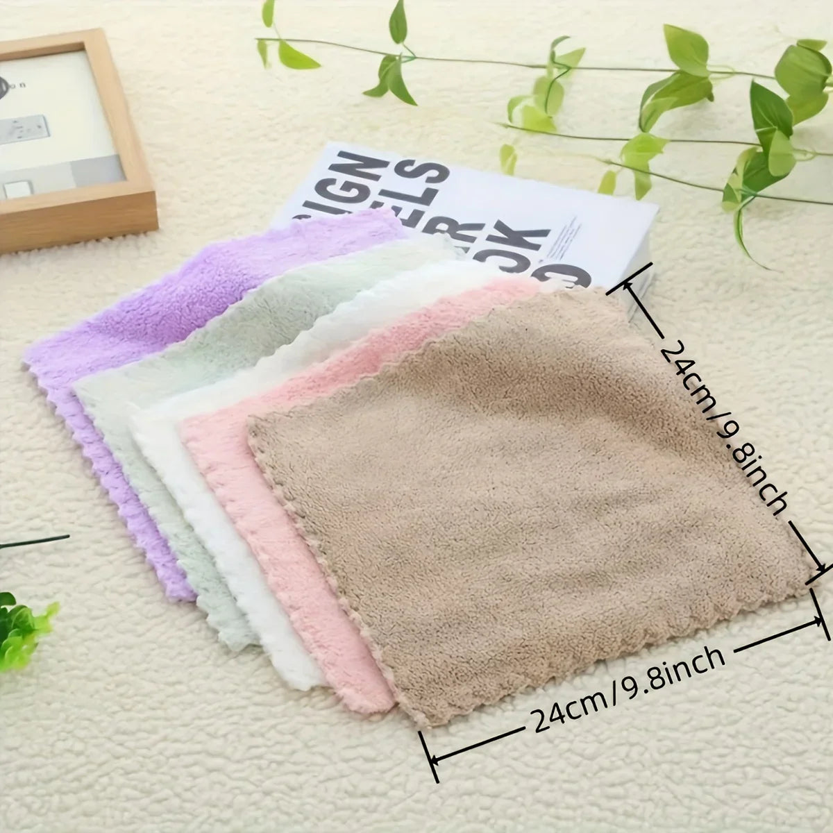 20er-Set Waschlappen | Weich, schnelltrocknend & kompakt – 100 % Polyester | Brehn