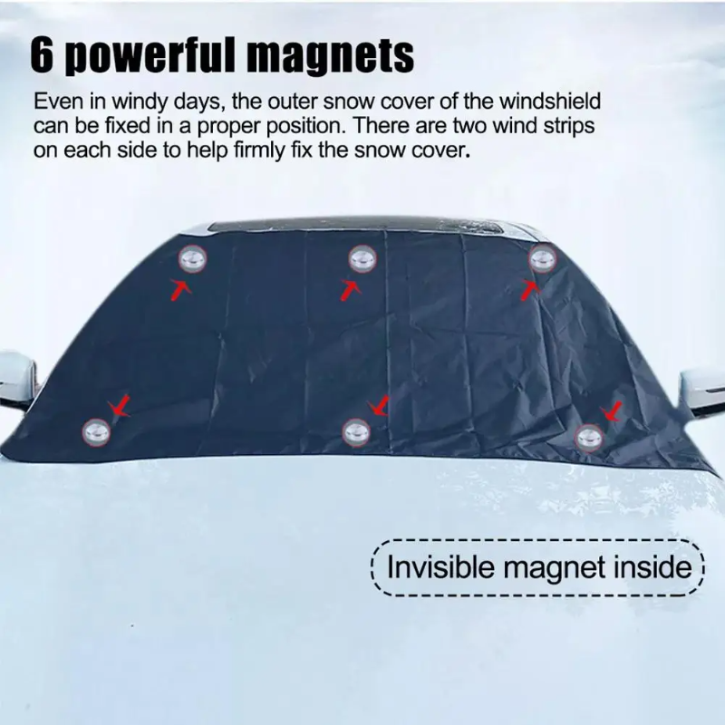 AllWeather Shield – Magnetische Windschutzscheibenabdeckung für Auto, Anti-Reif & UV | Brehn