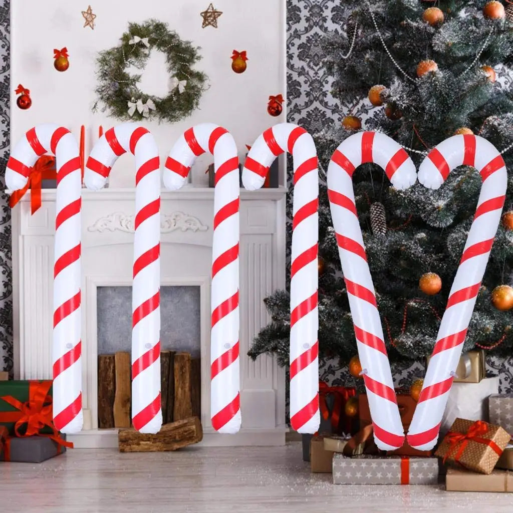 Brehn | GiantCandy | Aufblasbare Weihnachtszuckerstangen