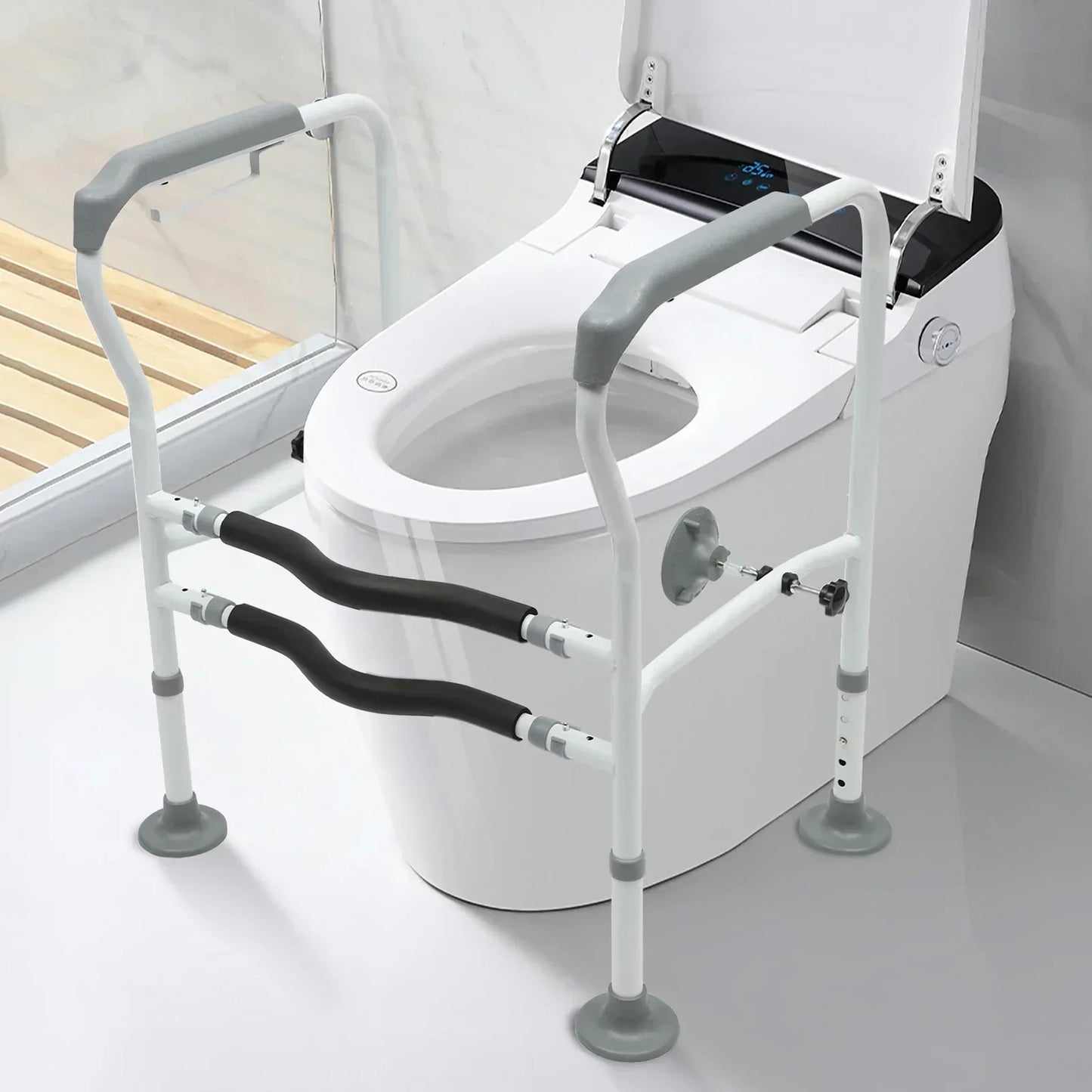 Höhenverstellbare Toiletten-Sicherheitsgriffe für Senioren