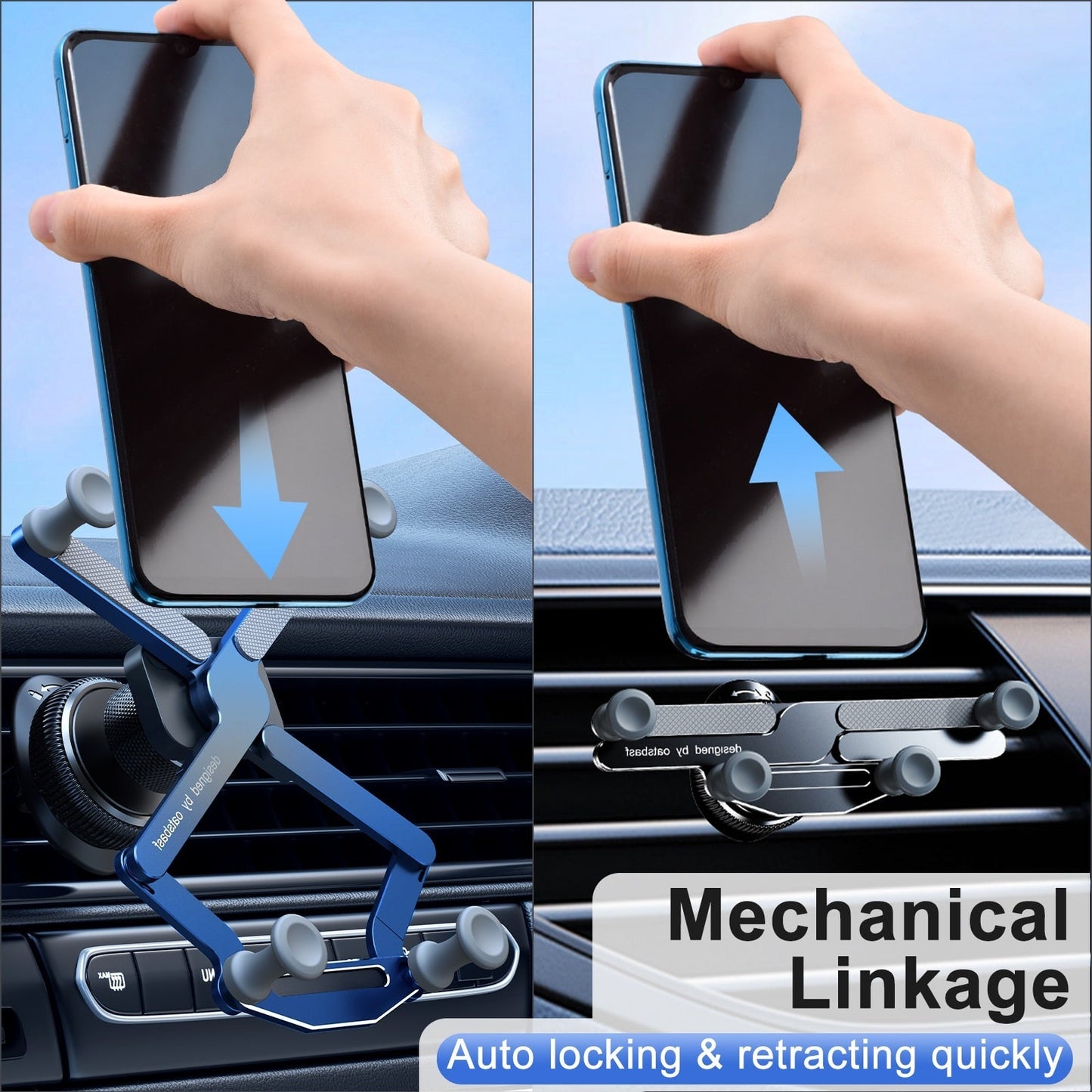 Brehn | Unsichtbare drehbare Luftauslass-Montage Auto Handyhalter