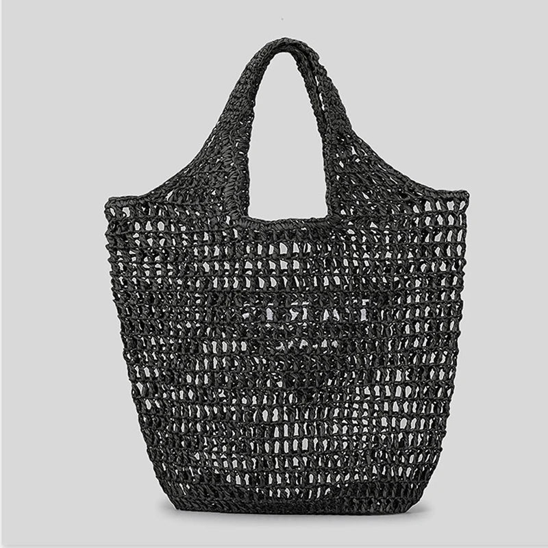 Brehn | Netzstrohstrick-Strandtasche