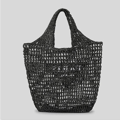 Brehn | Netzstrohstrick-Strandtasche