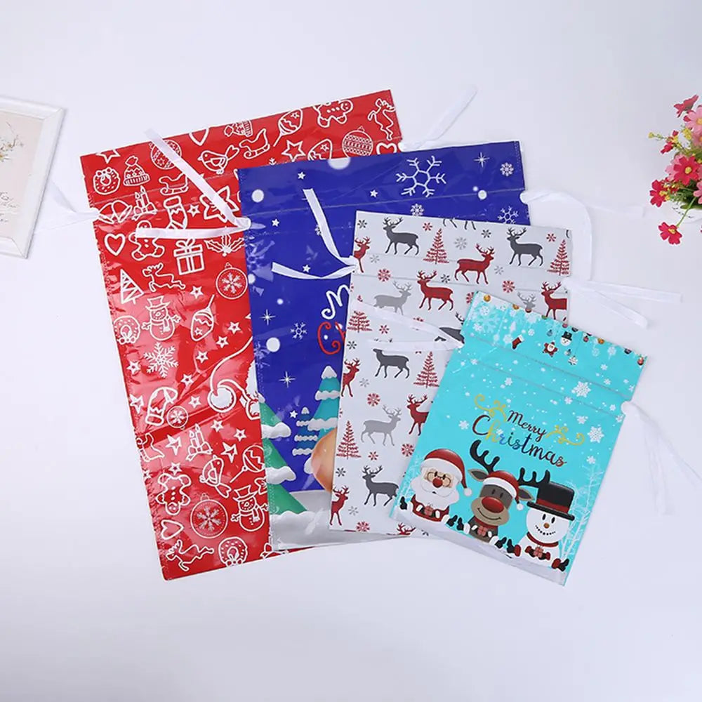 5 Geschenktüten mit Kordelzug