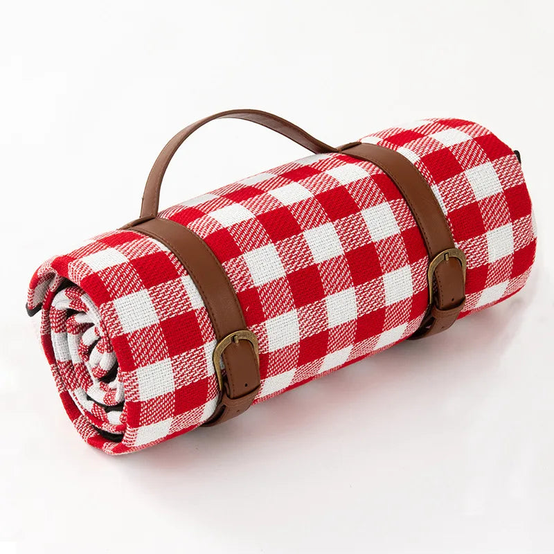 NovaPlaid | Wasserdichte Faltbare Picknickdecke mit Tragegurt | Brehn