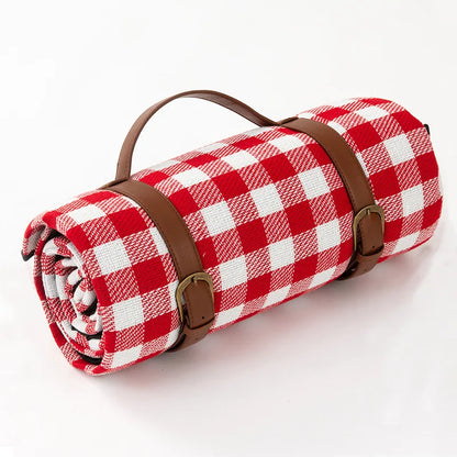 NovaPlaid | Wasserdicht faltbare Picknickdecke mit Tragegurt | Brehn