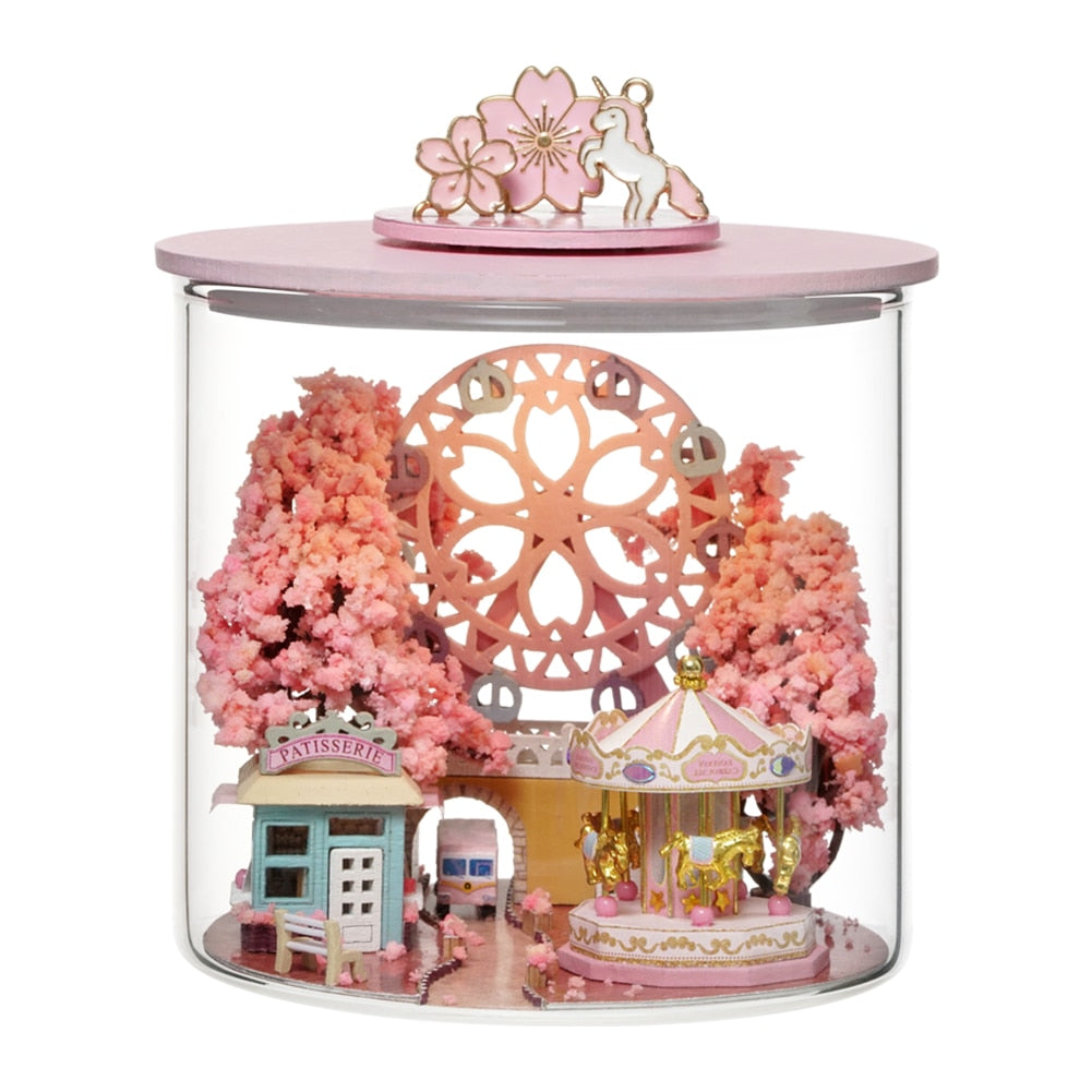 Mini Mansion Holz Mobiliertes Puppenhaus | Brehn